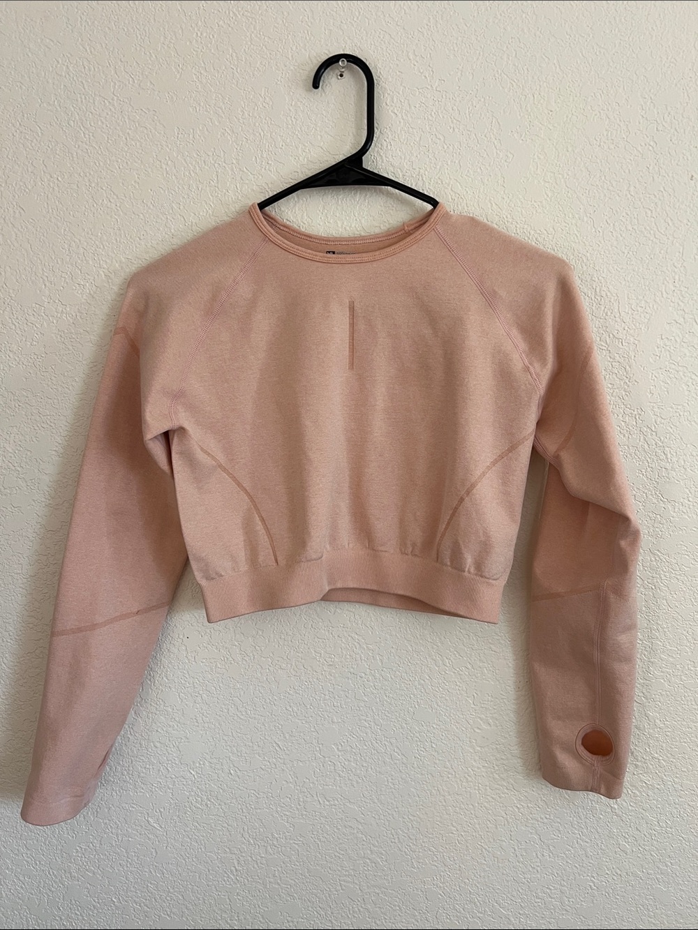 Long Sleeve Cropped Workout Top